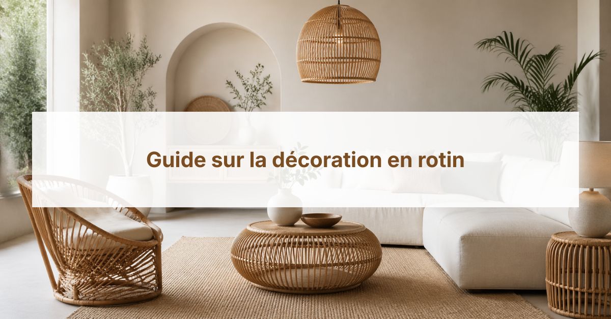 Guide sur la décoration en rotin