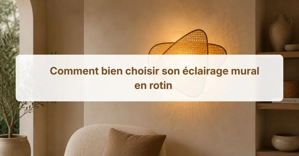 Comment Bien Choisir Son Eclairage Mural En Rotin