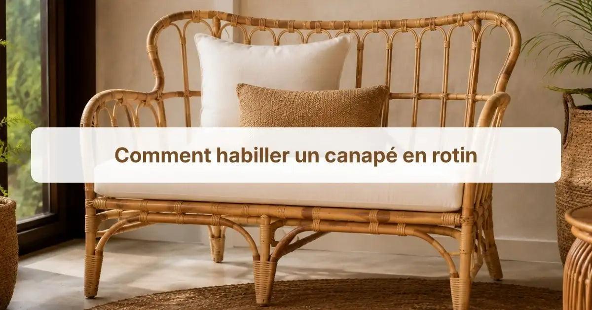 Comment Habiller Un Canapé En Rotin