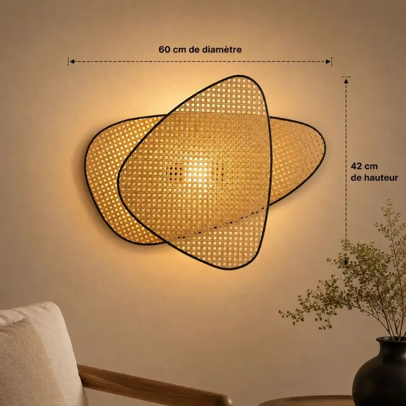 Applique en Rotin - 60 x 42 cm