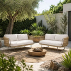 Canapé pour Terrasse en Rotin