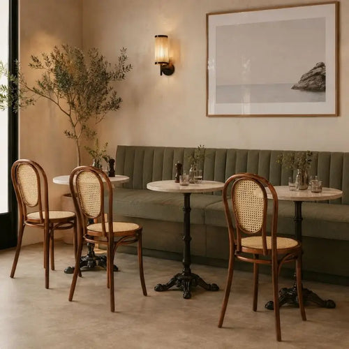 Chaise Bistrot en Rotin