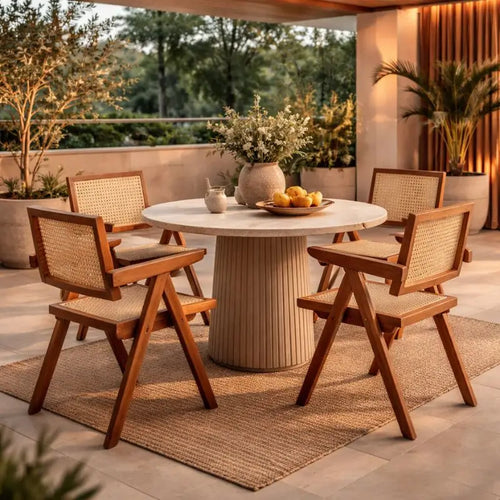 Chaise Bois et Rotin