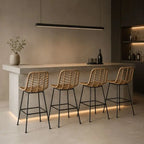Chaise de Bar en Rotin
