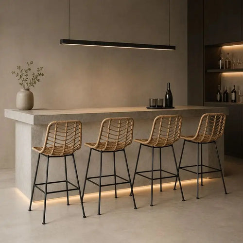 Chaise de Bar en Rotin