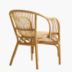 Chaise Jardin Rotin Naturel - Beige