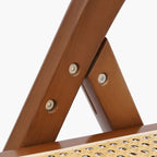 Chaise Pliable Rétro en Rotin