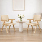 Chaise Rotin avec Accoudoirs
