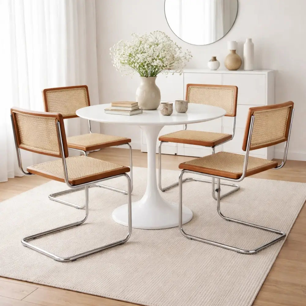 Chaise Rotin Cannage Style Cesca