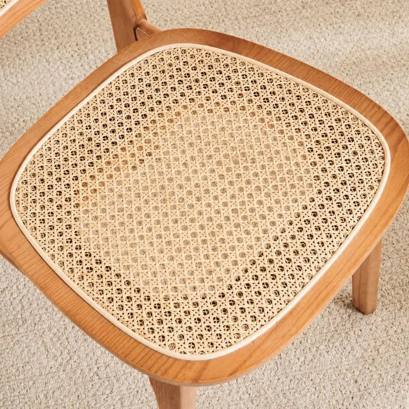 Chaise Rotin et Bois