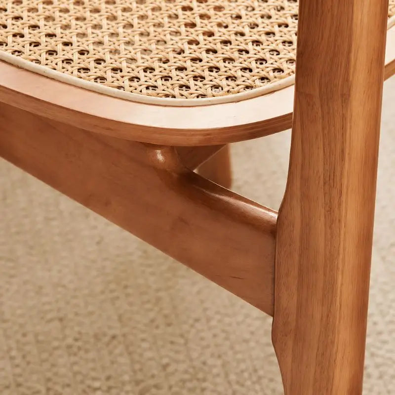 Chaise Rotin et Bois