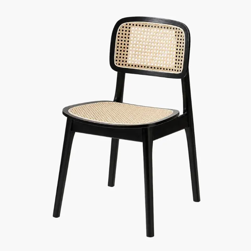 Chaise Rotin et Bois