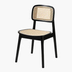 Chaise Rotin et Bois