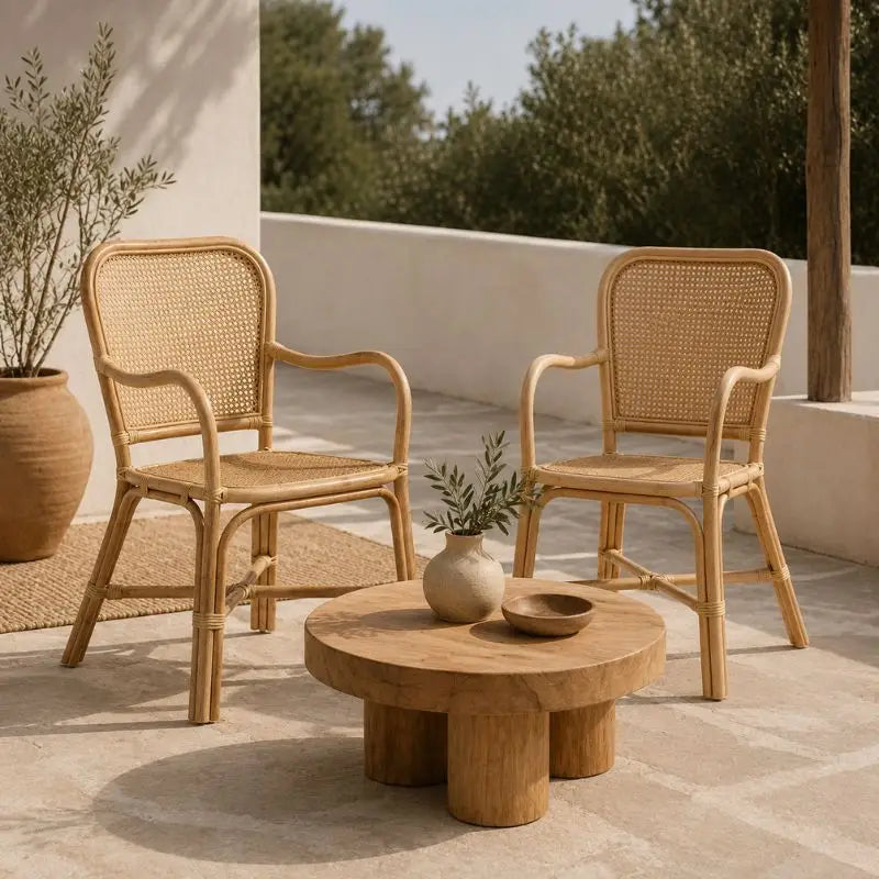 Chaise Rotin Exterieur - 58 × 62 × 85 cm