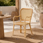 Chaise Rotin Exterieur - 58 × 62 × 85 cm