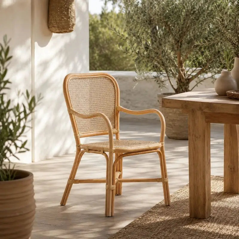 Chaise Rotin Exterieur - 58 × 62 × 85 cm