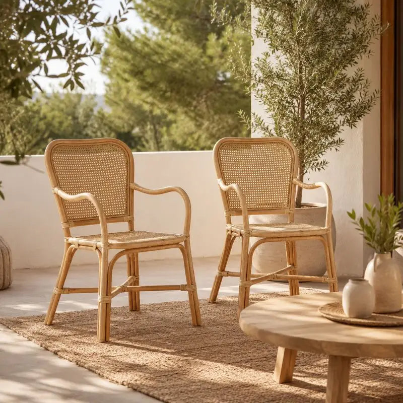Chaise Rotin Exterieur - 58 × 62 × 85 cm