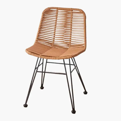 Chaise Rotin - Marron