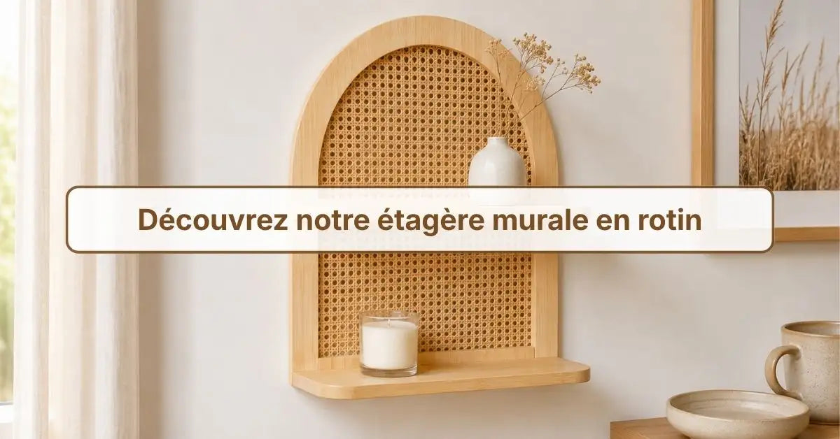 Etagère Murale En Rotin