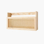 Étagère Murale Rotin Enfant - 44 x 24 x 10 cm
