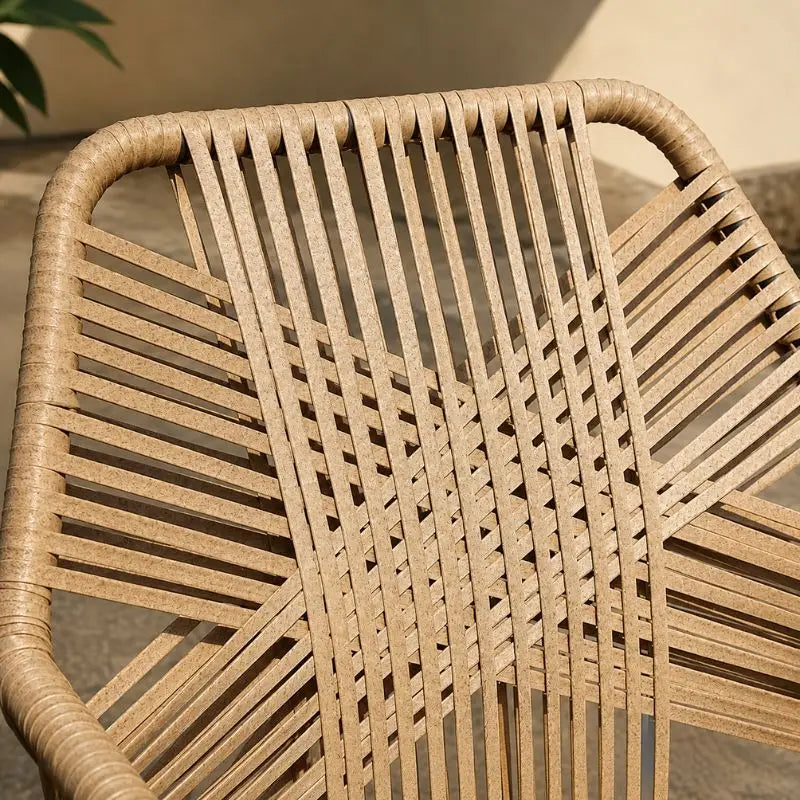Fauteuil de Jardin en Rotin - 63 x 62 x 80 cm