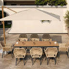 Fauteuil de Jardin en Rotin - 63 x 62 x 80 cm