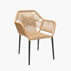 Fauteuil de Jardin en Rotin - 63 x 62 x 80 cm