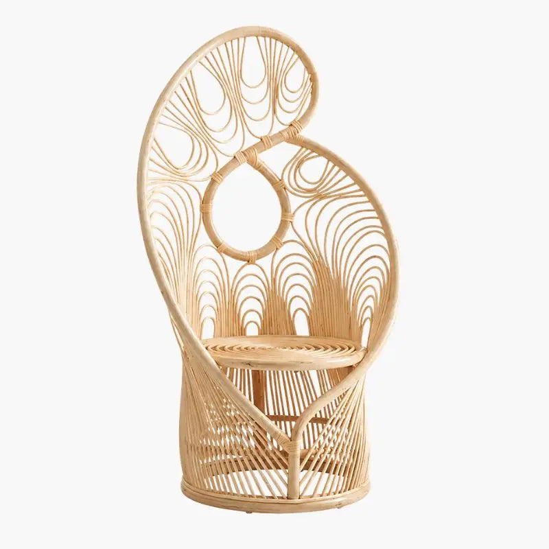Fauteuil en Rotin Design - 83 x 59.5 x 140 cm
