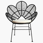 Fauteuil en Rotin Fleur