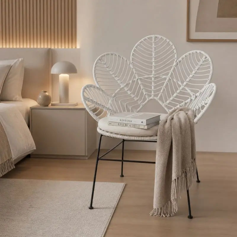 Fauteuil en Rotin Fleur