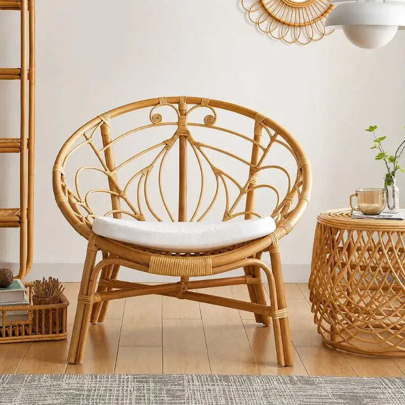 Fauteuil en Rotin Intérieur - 90 x 87 x 85 cm