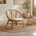 Fauteuil en Rotin Intérieur - 90 x 87 x 85 cm