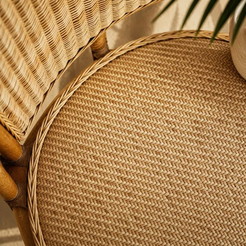 Fauteuil en Rotin pour Salon - 69 x 62 x 45 cm