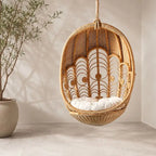 Fauteuil en Rotin Suspendu - 88 x 74 x 151 cm