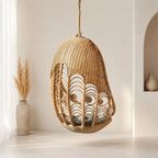 Fauteuil en Rotin Suspendu - 88 x 74 x 151 cm