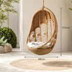 Fauteuil en Rotin Suspendu - 88 x 74 x 151 cm