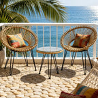 Fauteuil Jardin Rotin - 57 x 65 x 83 cm