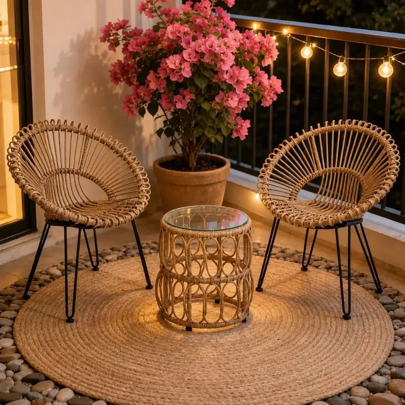 Fauteuil Jardin Rotin - 57 x 65 x 83 cm