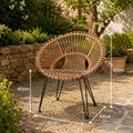 Fauteuil Jardin Rotin - 57 x 65 x 83 cm