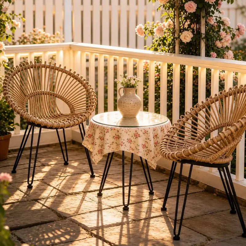 Fauteuil Jardin Rotin - 57 x 65 x 83 cm