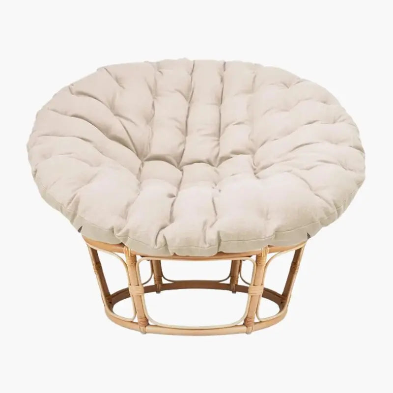 Fauteuil Loveuse Rotin - Blanc