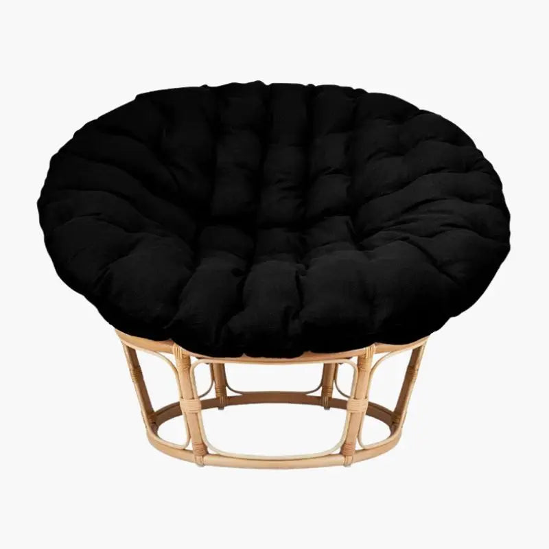 Fauteuil Loveuse Rotin - Noir