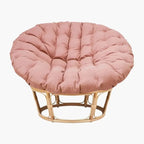 Fauteuil Loveuse Rotin - Rose