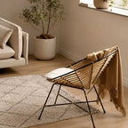 Fauteuil Rond Rotin - 78 x 72 x 76 cm
