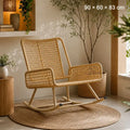 Fauteuil Rotin à Bascule - 90 x 60 x 83 cm