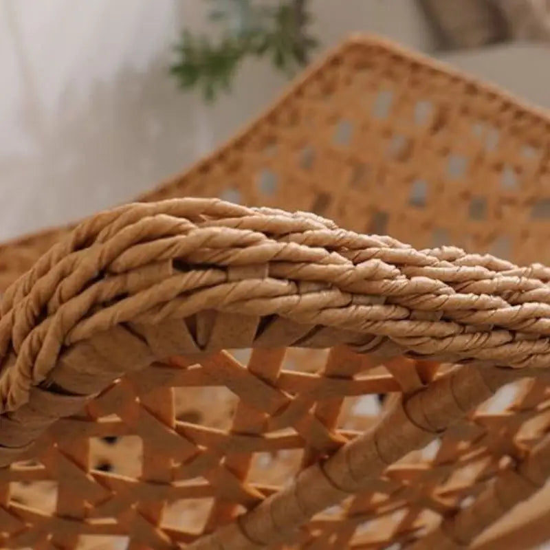 Fauteuil Rotin à Bascule avec Coussin