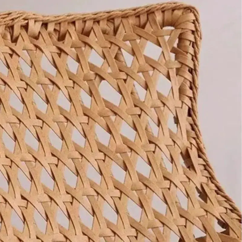 Fauteuil Rotin à Bascule avec Coussin