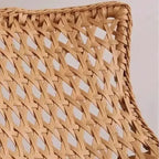 Fauteuil Rotin à Bascule avec Coussin