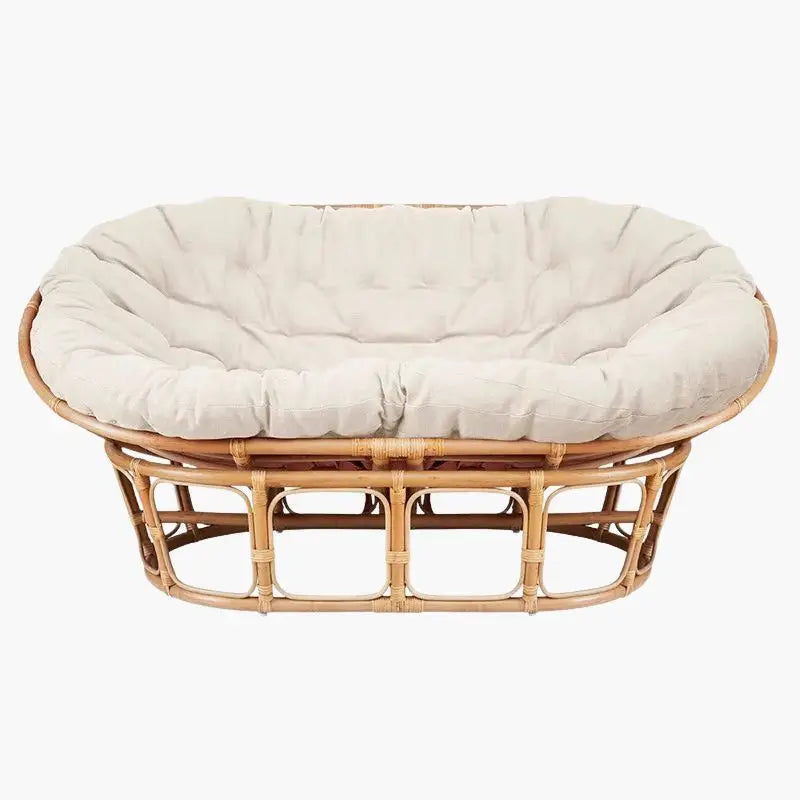 Fauteuil Rotin Loveuse - Beige