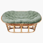 Fauteuil Rotin Loveuse - Vert